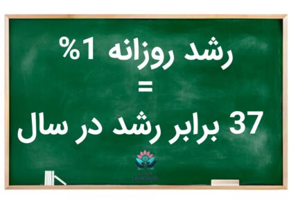 رشد 1% روزانه